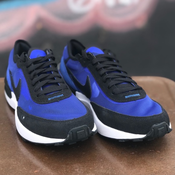 Nike Waffle One Classic Retro Mesh Suede Sneakers - Picture 3 of 11